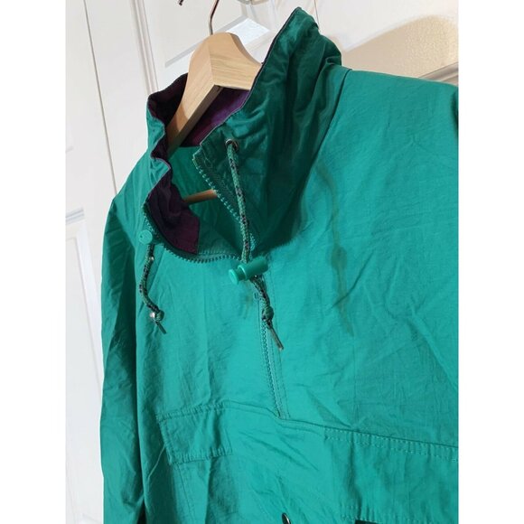 Vtg Pro Spirit Men’s Sz XL Green Anorak Pullover 1/2 Zip Jacket - Picture 8 of 9